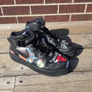 Nike Air Force 1 Mid "Supreme NBA Black"